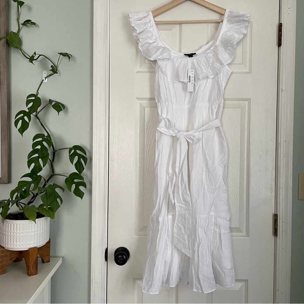 J Crew White Dress